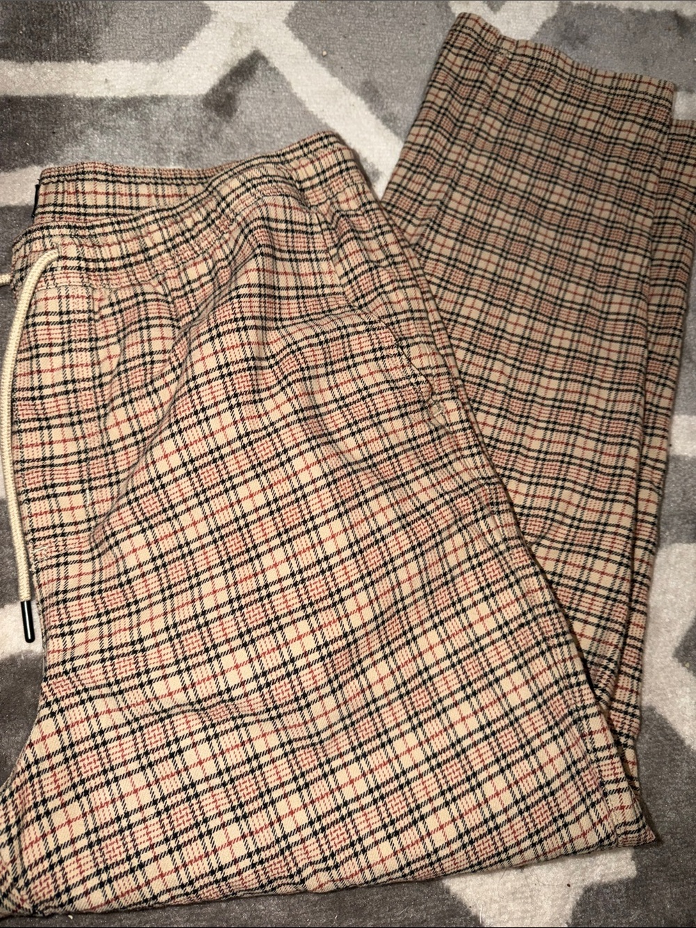 RSQ Men’s XL Pull On Plaid Pants